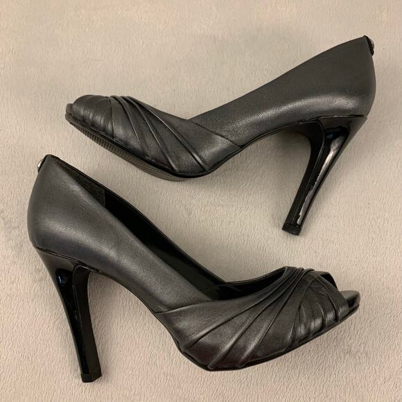 Monet Women's Peep Toe High Heel Shoes SIze 8 - Picture 7 of 11